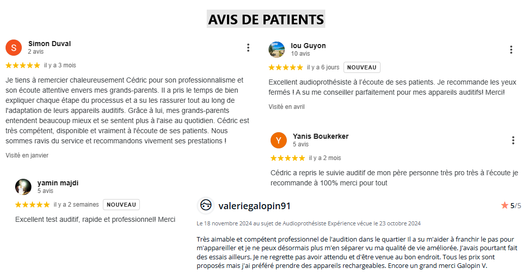 Audioproth&eacute;siste Paris 18 Montmartre